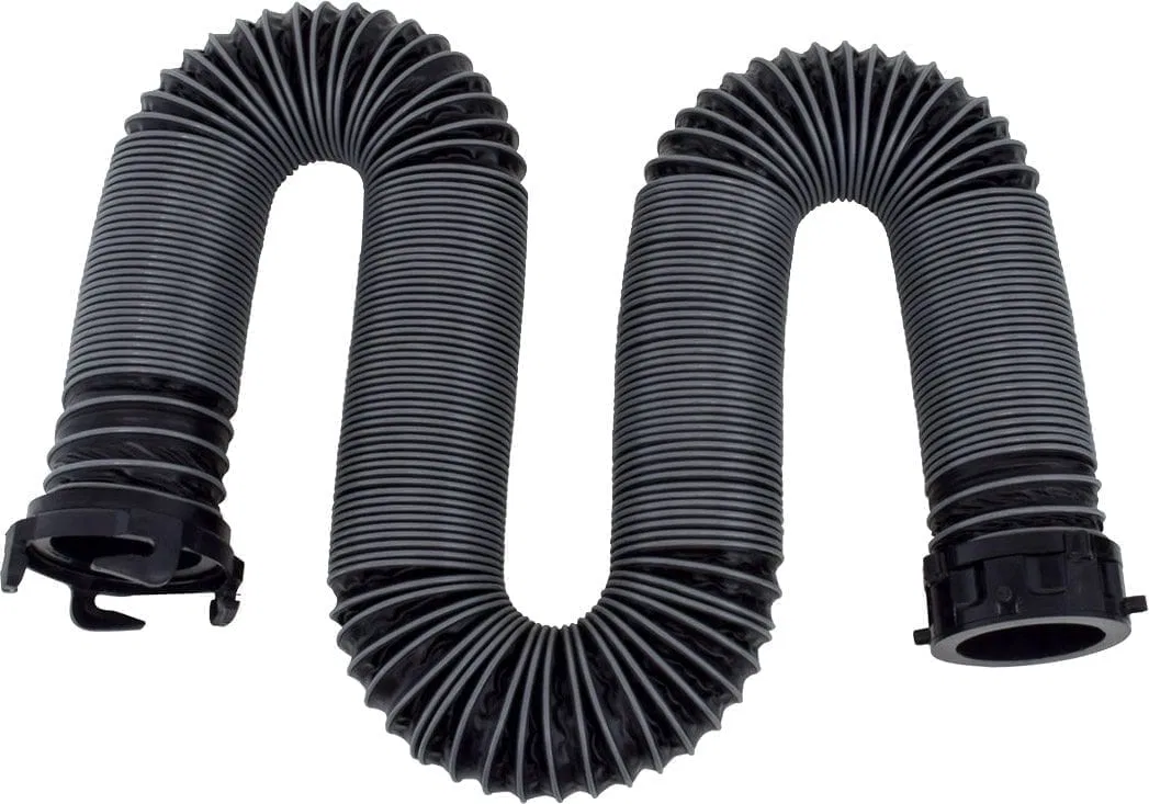 D04-0610 – VALTERRA LLC Sewer Hose, 10 Foot Extended Length 38 Inch Compressed Length 3 Inch Diameter 24 Mil Polyprop...